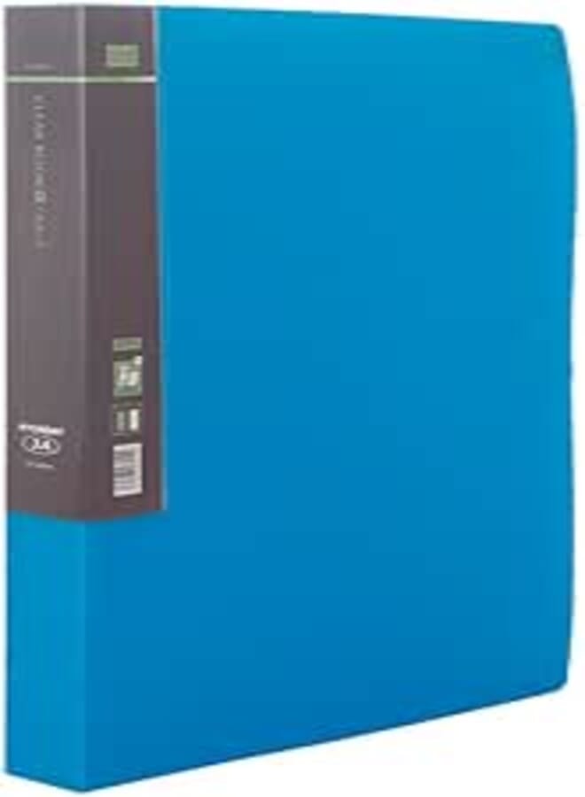 3A PG8340A Plastic Document Book 40 Pockets A4 Size - Light Blue